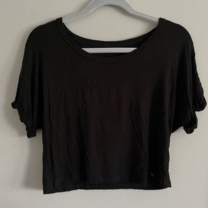 Plain black tee shirt